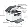 HP LaserJet M234sdn Multifunción Monocromo Blanco y Gris